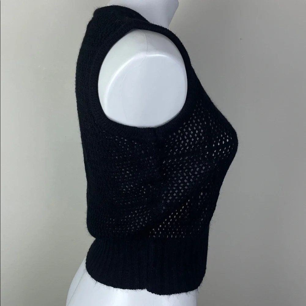 Ecco Bay Open Knit Vintage Sweater Vest